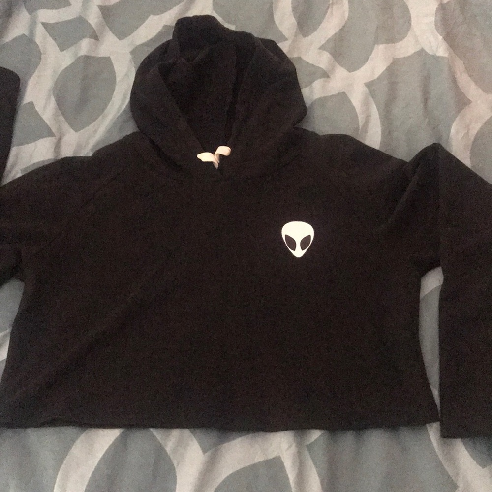 Crop top hoodie
